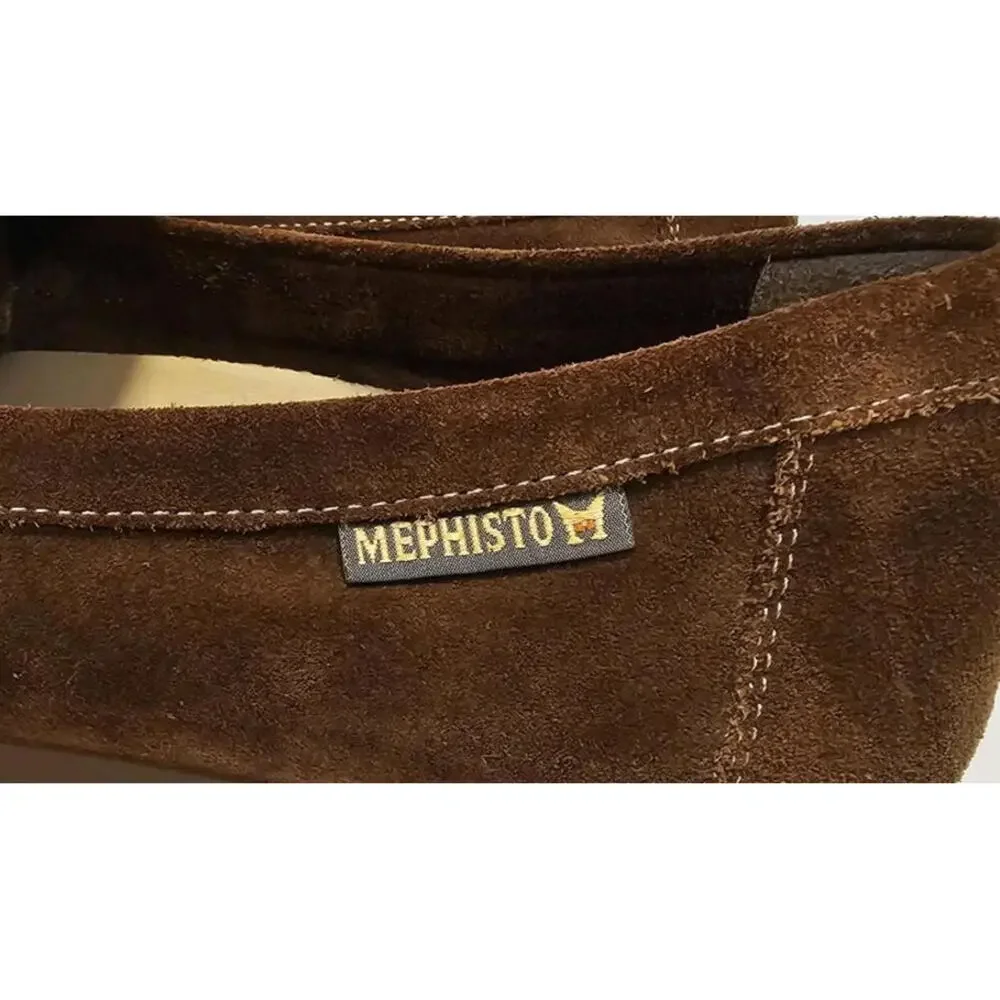 Mephisto Suede Moccasin Penny Driving Loafer Brown‎ Suede US Size 11 Retail $325